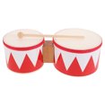 thumbnail image 1 of KAKOWELY for 1 Set of Drum Percussion Music Instrument Congas Drum For Kids Beginners Percussion Instrument Bongos Portable Small Bongo Drum Music Development Drum, 1 of 4