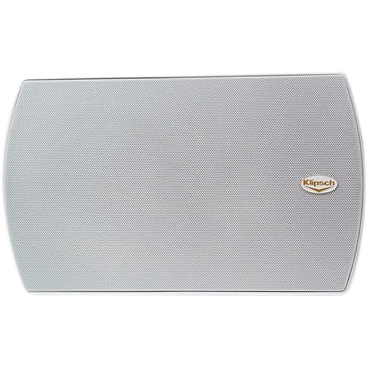 Klipsch AW-650 2-Way All-Weather Outdoor Speakers, 340W Peak, White, Pair