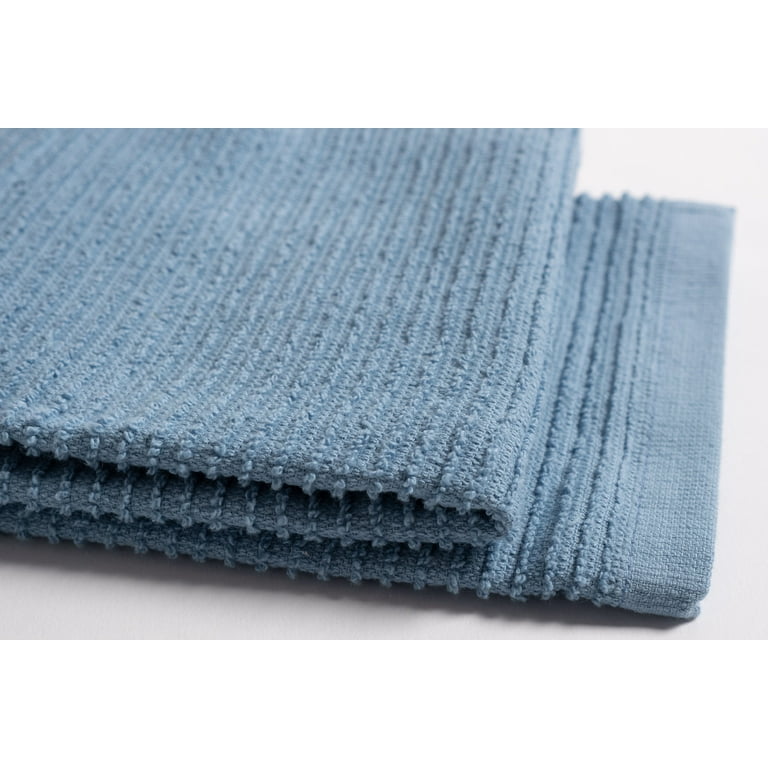 KAF Home Grid Terry Kitchen Towel - Blue