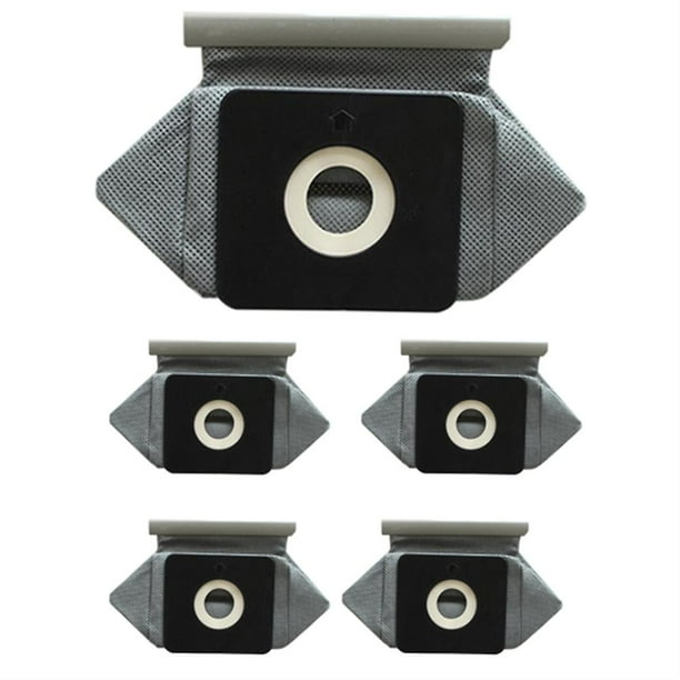 Bolsa de polvo de tela para aspiradora Universal, lavable y reutilizable, 5 uds.