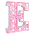 thumbnail image 1 of Warm White Alphabet Light Led Letter Light Sparkling Led Glitter Alphabet Sign Hanging Hole Night Light for Party Wedding, 1 of 5
