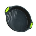 thumbnail image 3 of 2 in 1 Set Square and Round Shape Double Color Silicone Baking Cake Mold DIY Toast Bread Pans Cake Dishes Tray (Black), 3 of 8