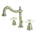 thumbnail image 1 of Kingston Brass Kb1978Px Widespread Lavatory Faucet - Satin Nickel Finish, 1 of 1