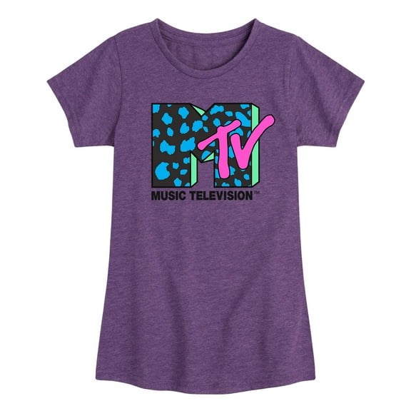 MTV - Leopard MTV - Toddler And Youth Girls Short Sleeve Graphic T-Shirt