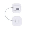 thumbnail image 3 of tooloflife Refrigerator Lock 3 Digit Cable Lock Child/Baby Proofing Combination Lock for Cabinets Closets Closets Self Adhesive ABS White, 3 of 8