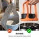thumbnail image 4 of Cateissary Rejilla de vapor para huevos, 2 uds., olla a presión multifunción antiescaldado, utensilios para hornear de silicona resistentes a la eslinga, Cocina y Comedor Naranja Cateissary  HA066791-03, 4 of 6