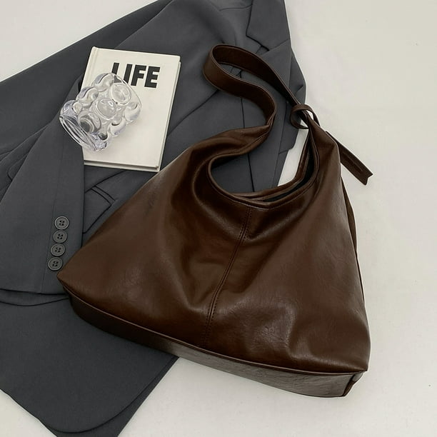 Bolso De Gamuza Para Mujer – Estilo Retro, Holgado Y Gran Capacidad