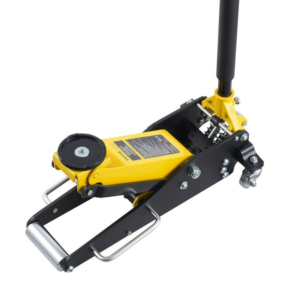 2 Ton Low Profile Floor Jack with Dual Piston & Rapid Pump - Heavy Duty Car Lift