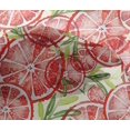 thumbnail image 5 of oneOone Viscose Chiffon Red Fabric Leaves & Lemon Sewing Craft Projects Fabric Prints By Yard 42 Inch Wide, 5 of 5