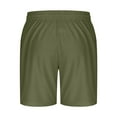 thumbnail image 5 of Havenre Men's Casual Shorts Elastic Waist Drawstring Lightweight Outdoor Summer Bermuda Knee Length Beach Shorts with Pockets Hiking Shorts Army Green XL, 5 of 6