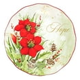 thumbnail image 4 of Tabletop Winters Medley Round Plates S/4 Dessert Cardinal Ivy Christmas 28986, 4 of 5