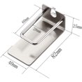 thumbnail image 2 of 2-Pack Wall Mount Stainless Steel Toothbrush Holder, 2 of 5