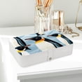 thumbnail image 6 of Penguin PU Leather Jewelry Box Organizer with Removable Compartment - Portable Decorative Jewelry Boxes, 6 of 6