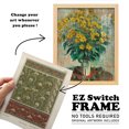 thumbnail image 7 of Nouveau Decorative VI - Framed Print w/glass - Natural Wood, 7 of 7