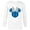 White, variant on Disney Minnie Mouse Icon Blue Holiday Plaid - Long Sleeve T-Shirt for Men - Customized-White