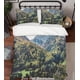 thumbnail image 1 of 3D Bosque Verde Montaña Funda nórdica Set Ropa de Cama Funda Nórdica Fundas de almohada, 1 of 3