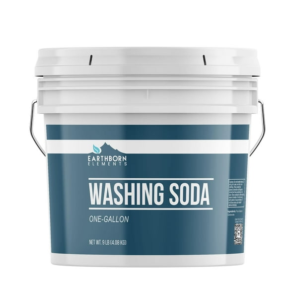 Earthborn Elements Washing Soda (1 Gallon), Soda Ash, Sodium Carbonate, Non-Toxic Laundry Booster