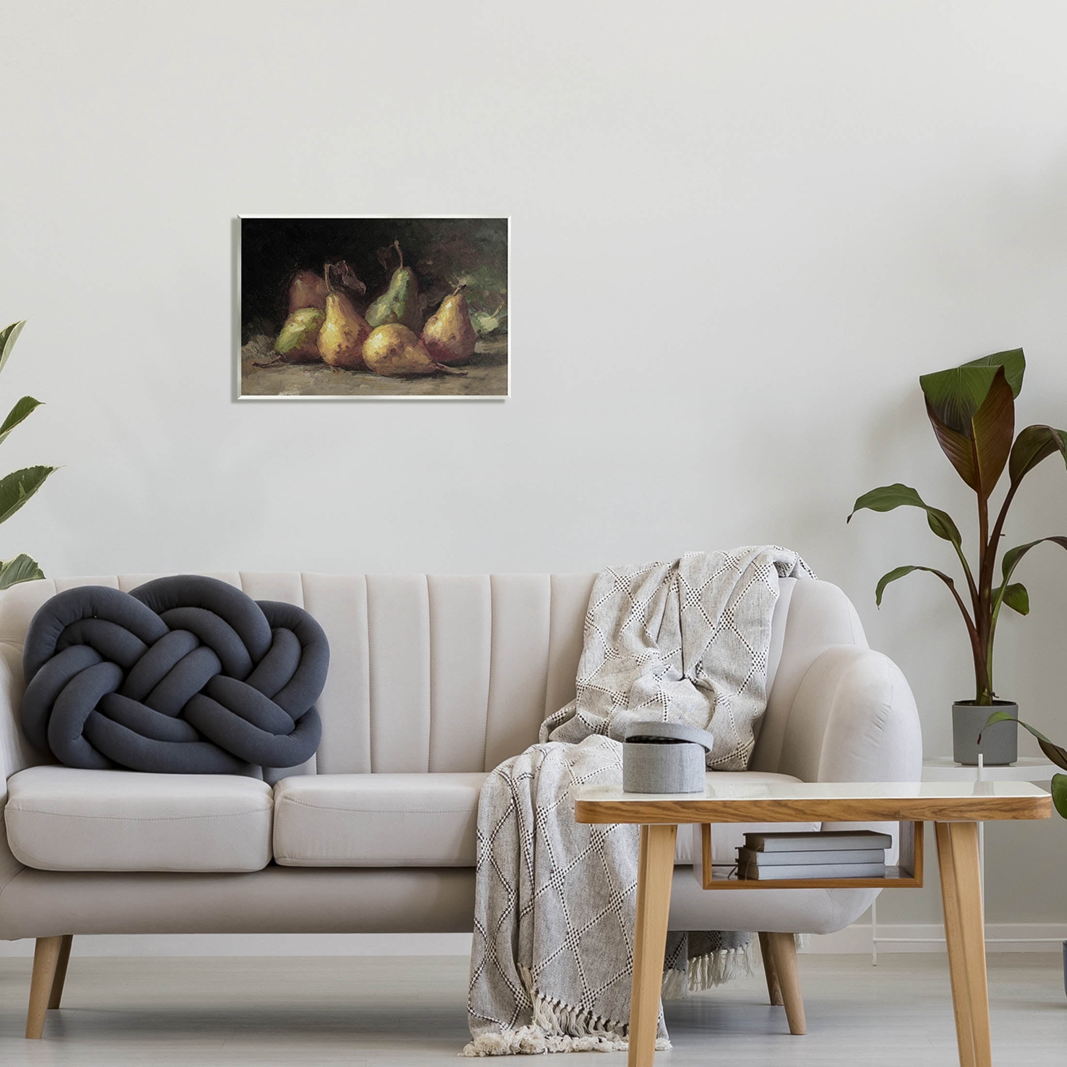 Classic Pears Still Life Food & Beverage Painting Unframed Art Print Wall Art