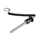 thumbnail image 4 of Pasador de apilamiento de pesas con pasador selector de cordón Accesorio para pasadores de carga de pesas Negro 8mmx125mm, 4 of 9