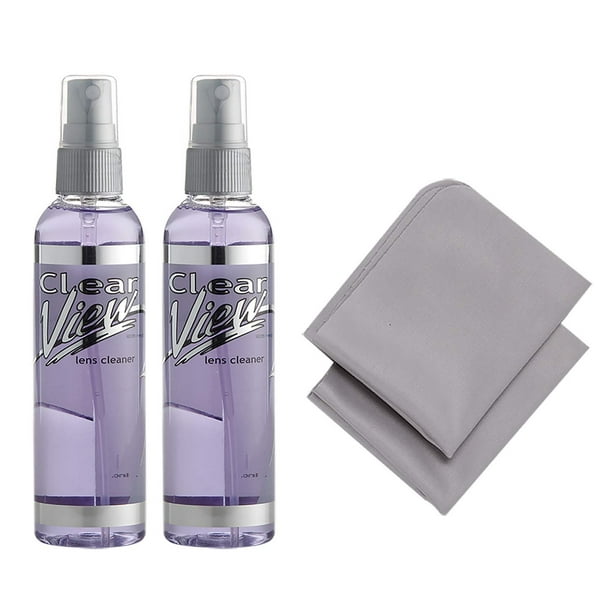 Eyeglass Lens Cleaner Spray 2 Pack of 4oz Glasses Cleaning Spray & 2