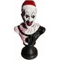 thumbnail image 1 of Estatua de terror, figura de payaso, figura de acción de película de terror, decoración, escultura de busto de payaso asesino, colección espeluznante de Halloween para el hogar, jardín, oficina, decor, 1 of 6