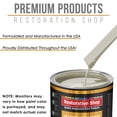 thumbnail image 4 of Ermine White Premium Quart URETHANE BASECOAT CLEARCOAT Car Auto Body Paint Kit, 4 of 6