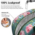 thumbnail image 5 of Lunch Bag Lunch Box for Women Reusable Insulated Lunch Cooler Bags,Large Capacity for Work Travel Picnic,Water-Resistant Pioneer Colorful Floral Lunch Tote Bag Gifts for Woman Mom Dark-green, 5 of 6