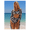 Black, variant on Mint Green and Blue Purple Floral Print Crop Top with Bikini Shorts, Women's 3 Piece Swim Set with Short Sleeve Cover Up Kimono