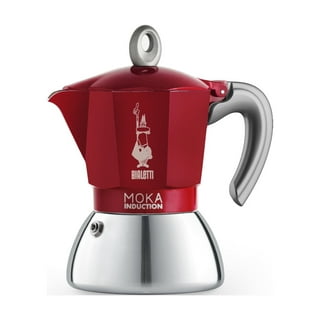 Bialetti Moka Express Export Espresso Maker, 4 Tassen,0.19 liters, Silver