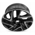 thumbnail image 5 of 17 Inch Wheel for 2015-2016 Honda CRV 5 Lug Black Aluminum Rim, 5 of 5