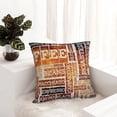 thumbnail image 6 of Pofeuu Hand Drawn Vintage Coffee Print Double-sided plush pillowcase Square Throw Pillow Covers Pillows Cover for Living Room Bedroom Sofa Couch Cushion Cover（No pillow core）-18"x18", 6 of 7