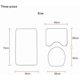 thumbnail image 1 of 3 Pieces Set Of Bathroom Shower Mats + Foot Bath Mats Rugs + Toilet Seat Cover, 1 of 3