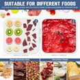 thumbnail image 3 of 4 Pcs Silicone Food Dehydrator-Trays with Edge, 4 Pcs Mesh Dehydrator Mats,Reusable Non Stick Silicone Dehydrator Sheets (9.45x 9.45in) for Liquids,Fruit Leather,Herbs,Meat and Yogurt, 3 of 7
