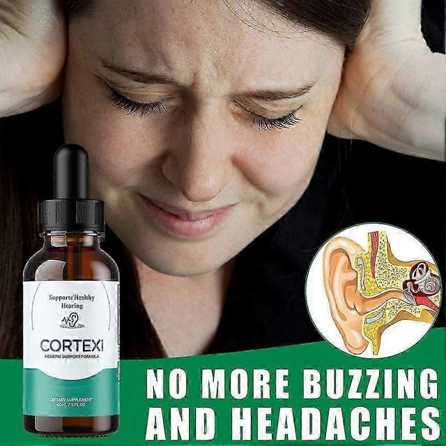 2026 5 Pack - Cortexi Drops - For Ear Health Hearing Support Healthy Eardrum 2 oz