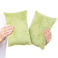 thumbnail image 1 of 1 MIDDLE ONE 2 Pack Small Pillow Memory Foam Mini Pillow 11 X 7 Inches for Travel Sleeping Nap and Neck Knee Lumbar Support Tiny Pillow Cushion for Pet Dogs (Sage Green), 1 of 4