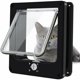 thumbnail image 1 of Puertas para Gatos, Puerta Magnética para Mascotas con Cerradura Giratoria de 4 Vías para Gatos, Gatitos y Gatitos, Versión Mejorada M Negro, 19 5.5 22), 1 of 5