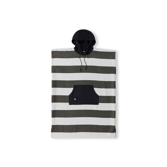 Nomadix Changing Poncho, Stripes Noll Black, Small/Medium