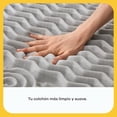 thumbnail image 2 of Cubre Colchón Nooz Memory Foam 5 cm carbón activado gris matrimonial, 2 of 8