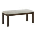 thumbnail image 1 of Lexicon Binghampton 42.5" Contemporary Fabric Dining Room Bench in Cherry, 1 of 6