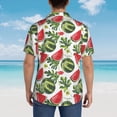 thumbnail image 6 of Goofa Watermelons Hawaiian Shirt for Men, Unisex Summer Beach Casual Short Sleeve Button Down Shirts,Aloha Tropical Floral print shirt-Large, 6 of 9