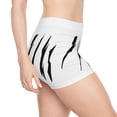 thumbnail image 5 of Effete Feline Claw Marks Scratch Women Shorts (AOP), 5 of 6