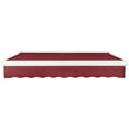 thumbnail image 6 of Awntech 12' x 10' Full Cassette Manual Patio Retractable Awning Acrylic Fabric, Burgundy, 6 of 7