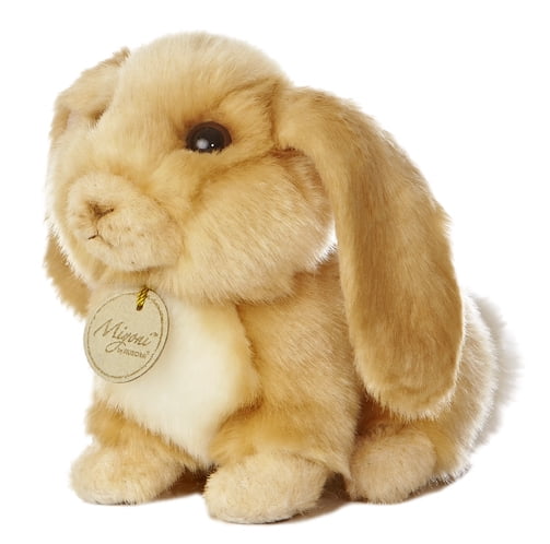 Aurora 8" Miyoni American White Rabbit Plush Stuffed Animal Toy # 20833 