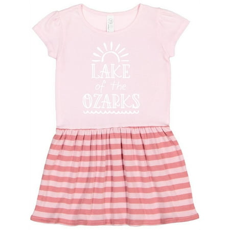 

Inktastic Lake of the Ozarks Sun and Lake Gift Toddler Girl Dress