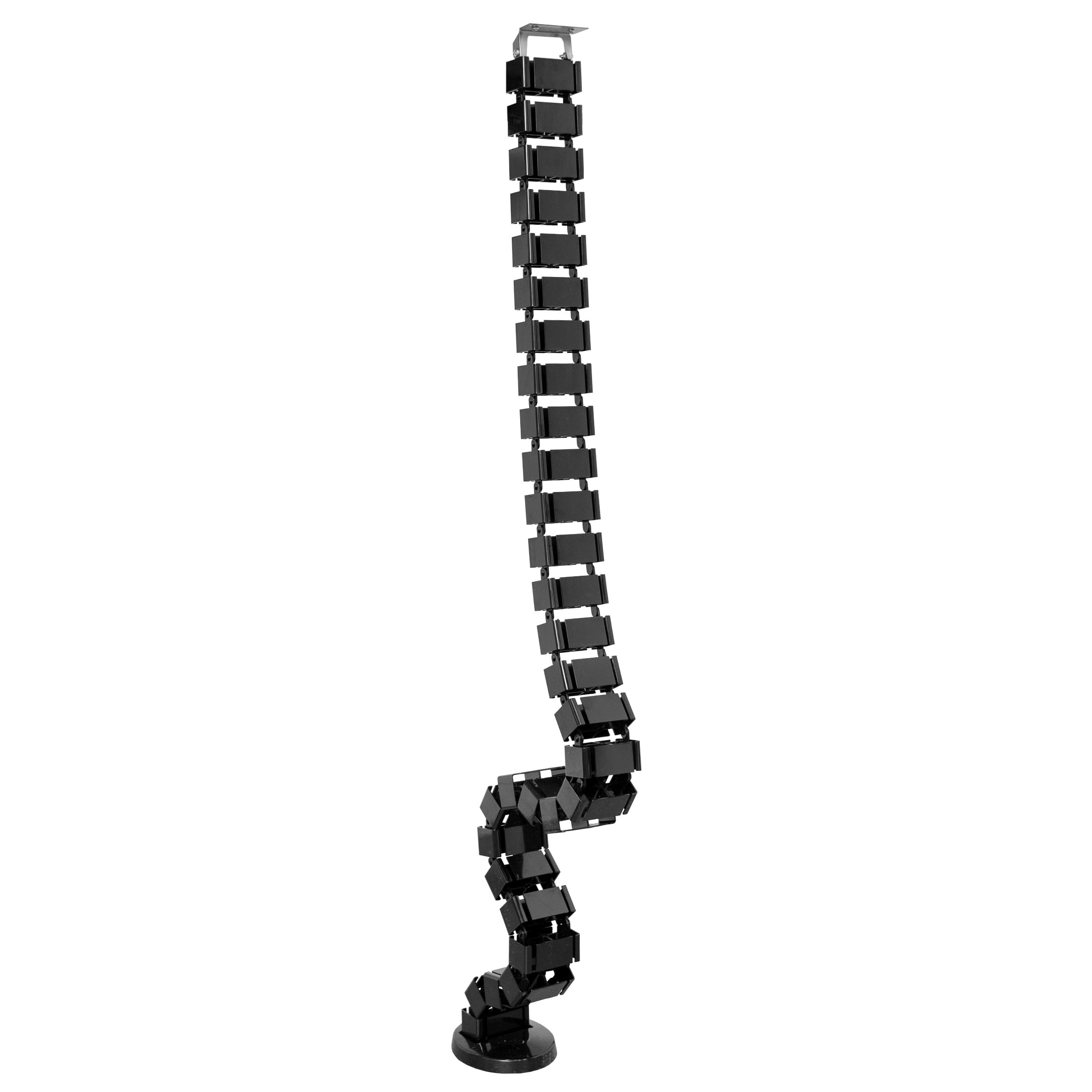 Mount-It! Black Cable Management Spine | 50" Length