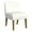 Cream Boucle, variant on HomePop Mid-Back Upholstered Dining Chair, Gray