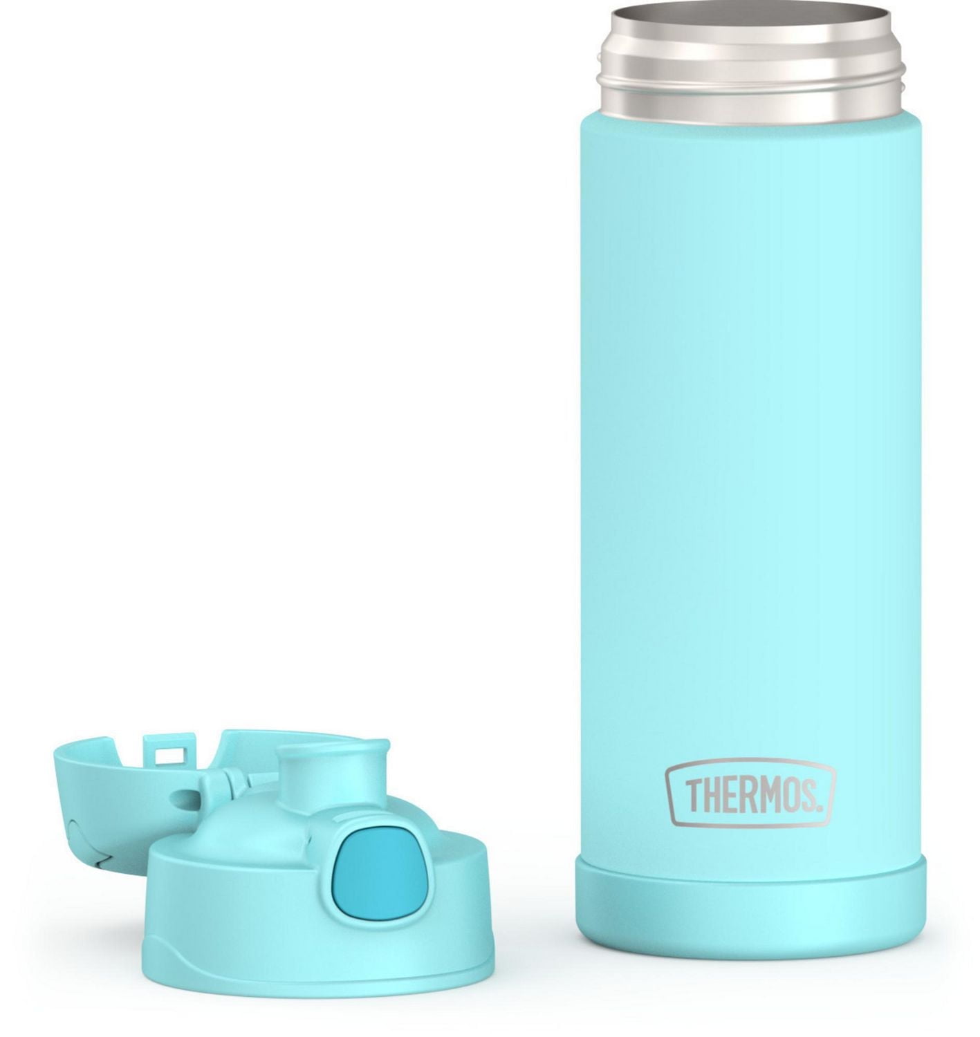 Thermos 16 Oz Vacuum Insulated Hydration Bottle, Light Blue