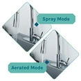 thumbnail image 4 of Tehila Grey 19 Gallon Utility Sink with High-Arc Chrome Pull Down Faucet, 4 of 9