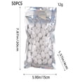 thumbnail image 3 of Meggemo 50 Pcs 0.79x0.98 Inch Easter Mini Egg Ornament Small Decor Pendant for Tree Wreath Gift Bag Spring Holiday Party, 3 of 4