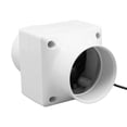 thumbnail image 6 of 3" Inline Booster Duct Fan, Ventilation Cooling Exhaust Fan, Low Noise Inline Energy Efficient Blower Can Fan for Air Circulation in Ducting, Vents, Grow Tents, 12V 7W, 6 of 12